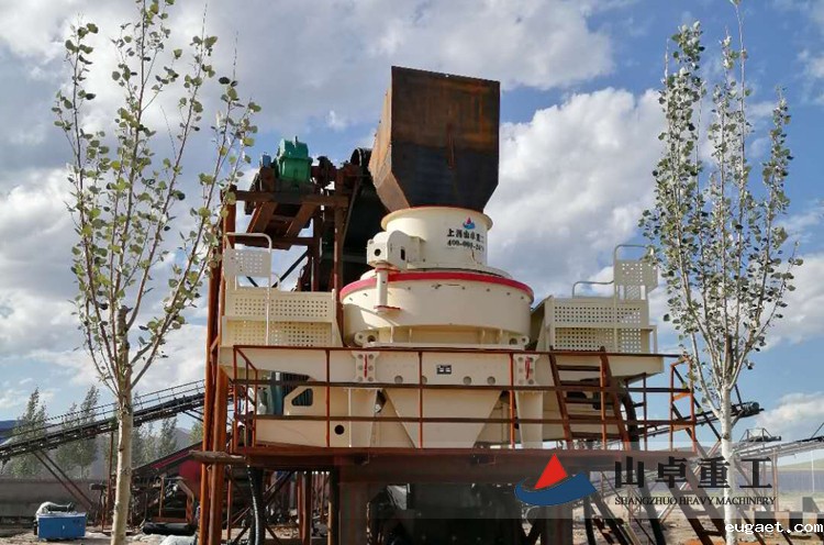 制砂机生产现场