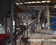 时产12吨玻璃磨粉生产线