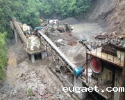 时产250吨石灰石碎石生产线