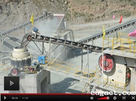  时产200吨碎石生产线现场