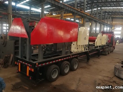 轮胎式移动破碎站